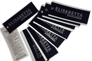 Двухслойные этикетки для собственной коллекции магазина ELISABETTA