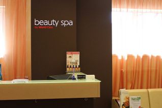 Интерьерная вывеска с инкрустацией для салона красоты "Beauty SPA"